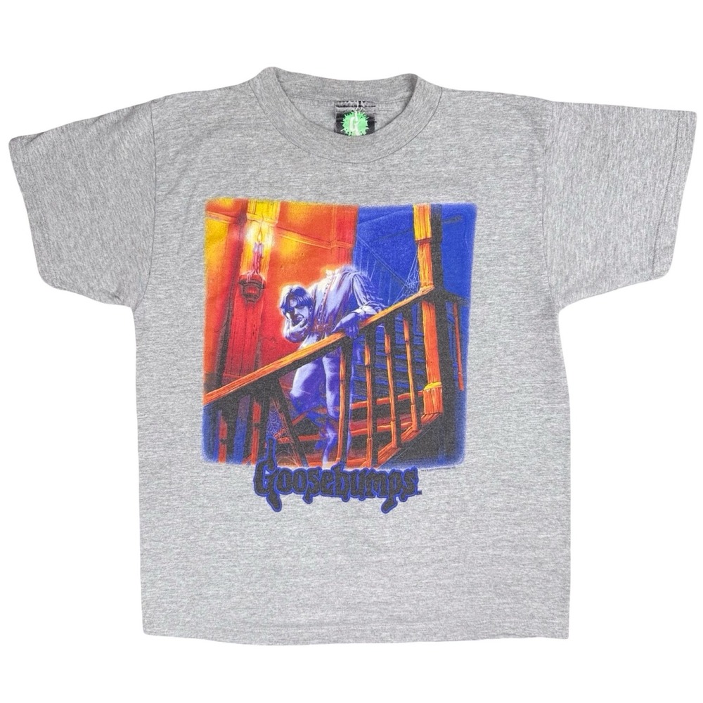 Vintage 1995 Goosebumps The Headless Ghost #37 T Shirt Large Made USA R.L. Stine